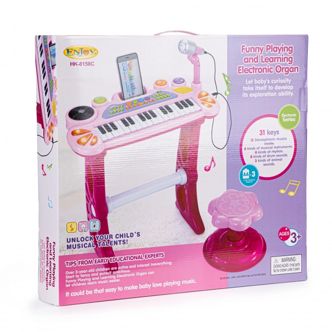 Children's Interactive Keyboard Piano with Microphone