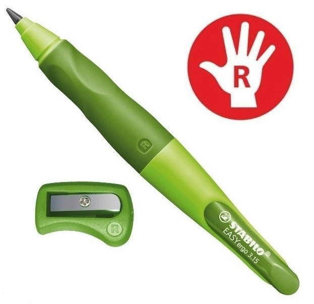 Stabilo Easyergo Pencil for Right-Handers Green