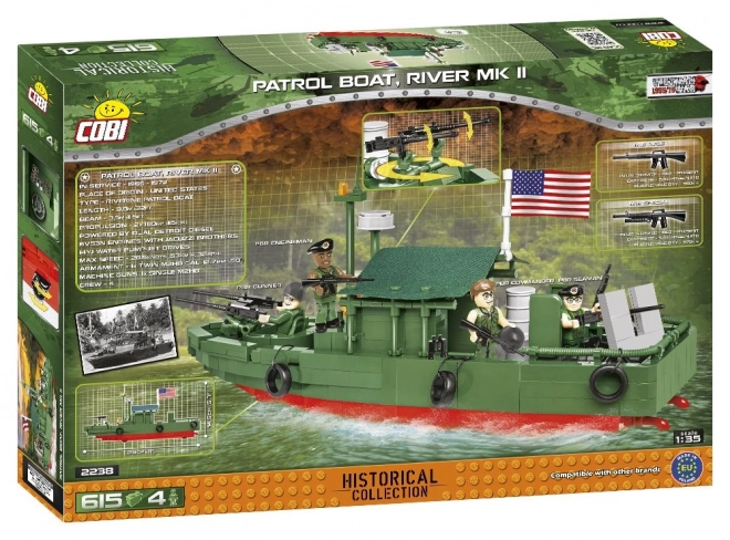 Vietnam War River Patrol Boat Model