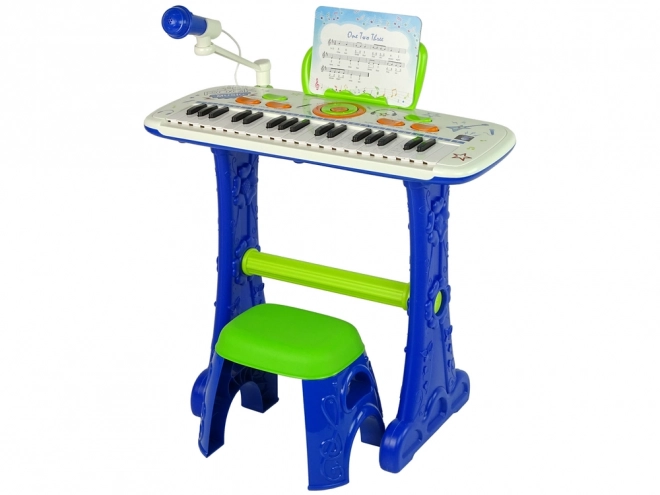 Electric Piano Keyboard for Kids Blue Notes