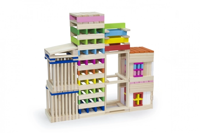 Wooden Building Blocks Set