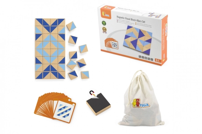 Wooden Magnetic Tangrams