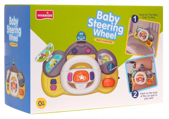 Interactive Steering Wheel for Little Drivers