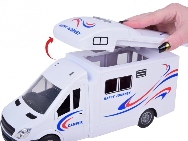 Camper da campeggio per bambini con luci e suoni