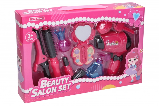 Pretend Play Beauty Set with Hairdryer