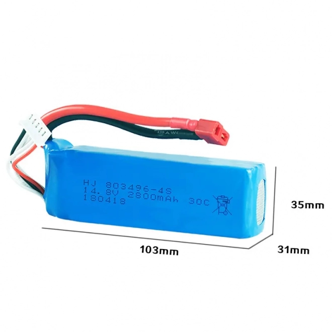 RC Boat Battery 14.8V 2800 mAh