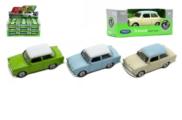 Stylish Metal Trabant Car 1:60 Scale