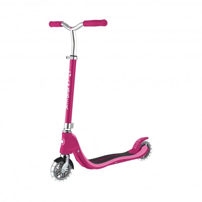 Children's Scooter with Light-Up Wheels - Ruby Pink