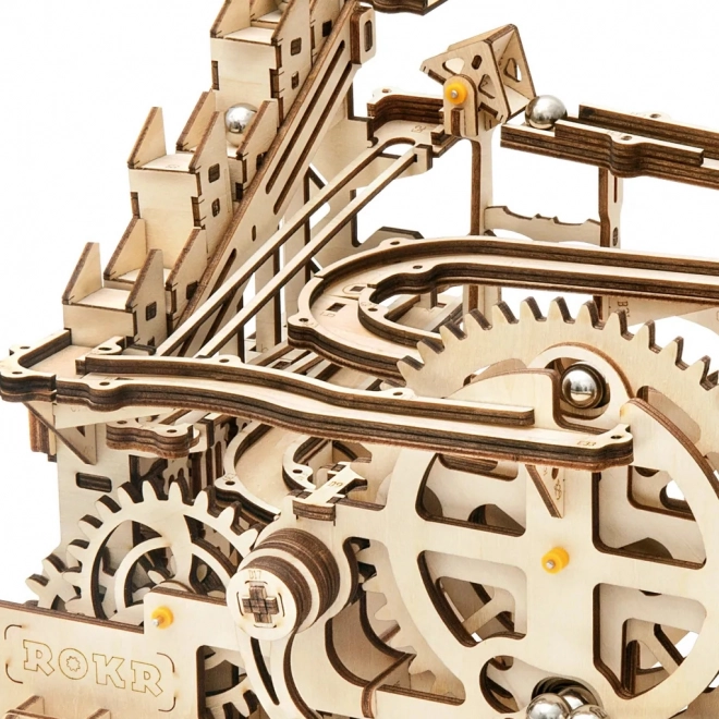 Rokr 3D Wooden Puzzle Marble Run Parkour