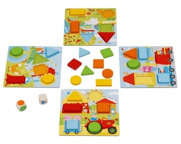 Goki shape sorting block game