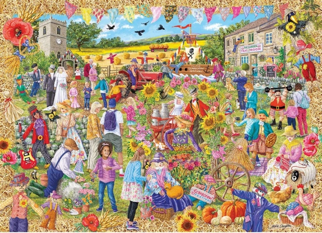 Gibsons jigsaw puzzle scarecrow festival 1000 pieces