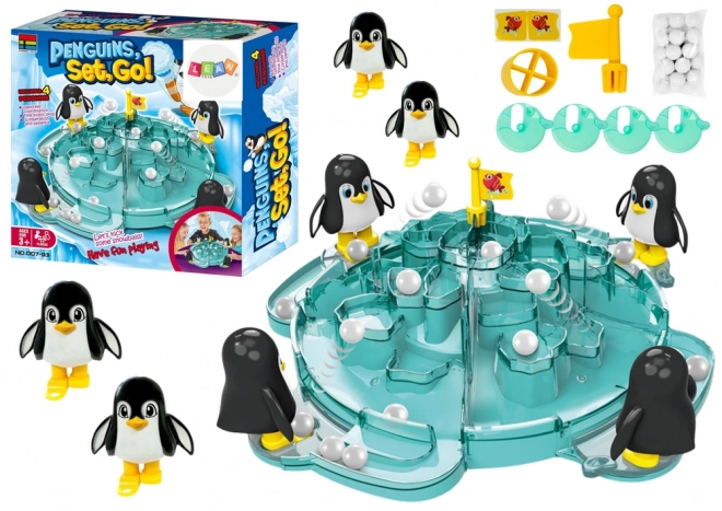 Penguins on Iceberg Skill Game