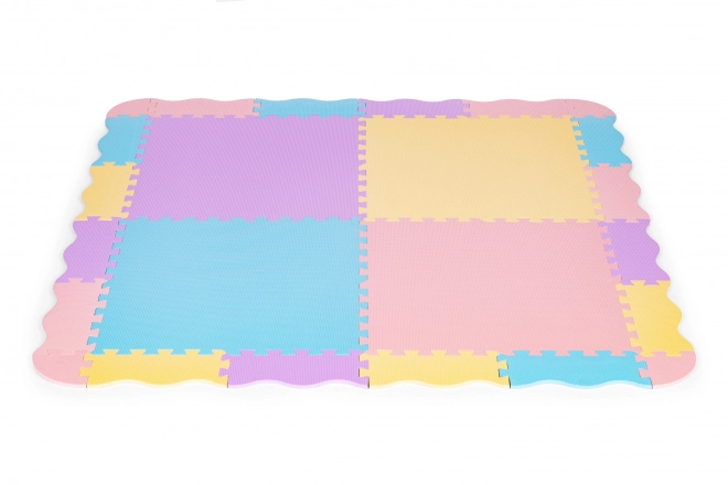 Colorful Foam Play Mat with Fence for Kids 141.5x141.5 cm by IPLAY