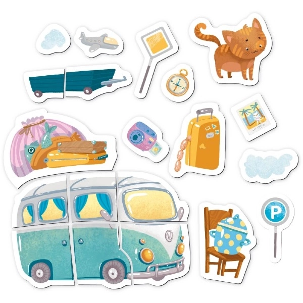 Magnetic Cat Travel Game