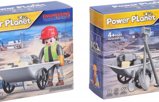Worker Figure with Wheelbarrow