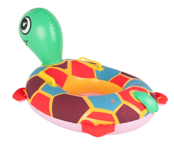 Inflatable Turtle Float with Seat for Babies