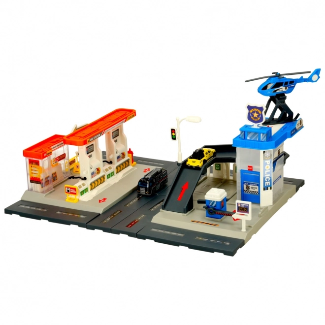 Parking Police Station Playset