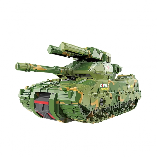 Transformable Green Robot Tank