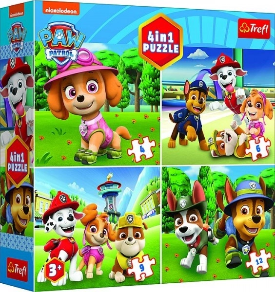 Puzzle 4v1 Paw Patrol