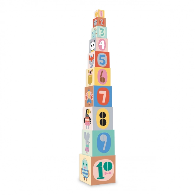 Vilac Stacking Blocks Tower by Suzy Ultman