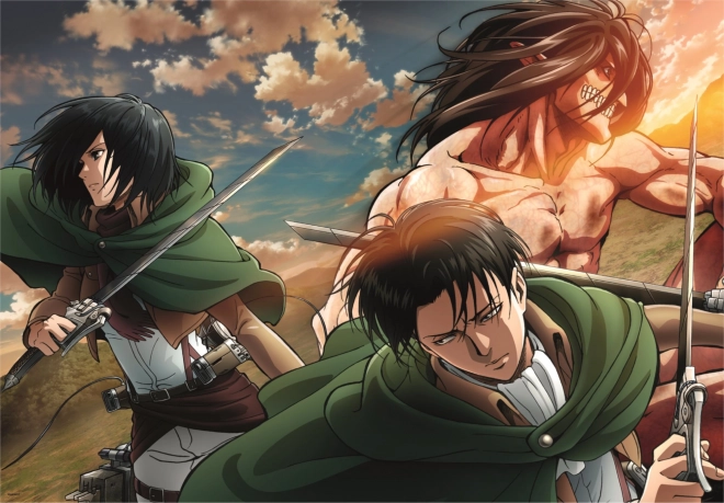 Clementoni Anime Puzzle Attack on Titan 500 Pieces