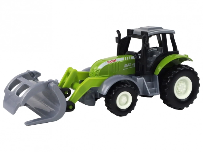 Green Crocodile Farm Tractor Excavator Toy