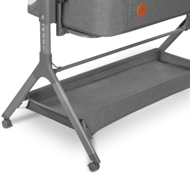 Leonie Plus Gray Crib with Rocking Function