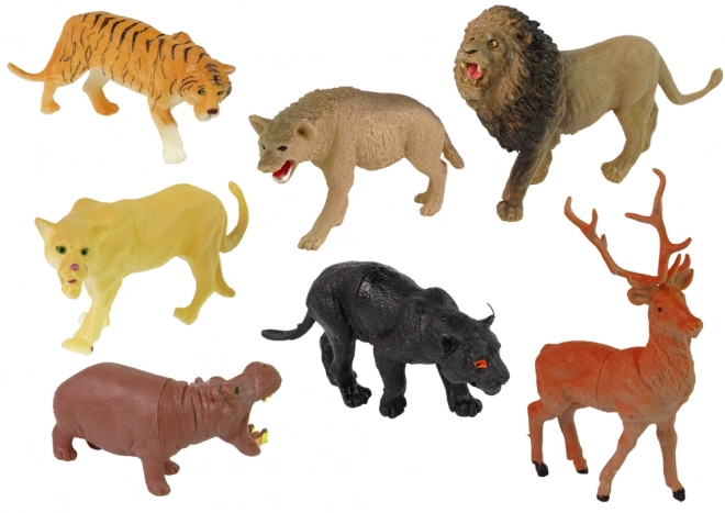 Wild Animals Safari Figurine Set