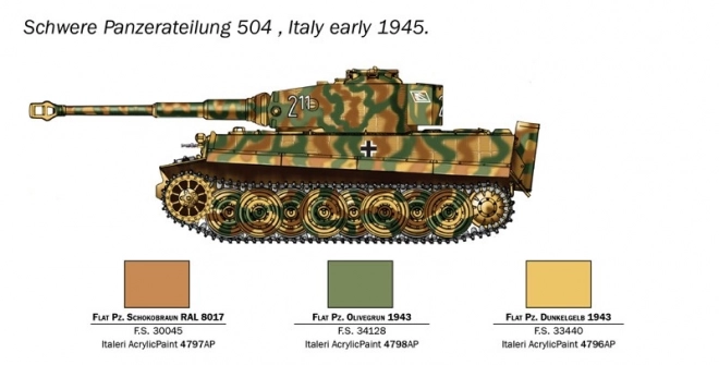 Panzerkampfwagen VI Tiger I Model Kit