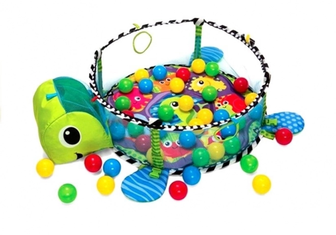 Educational Baby Turtle Play Mat 3-in-1 Ball Pit