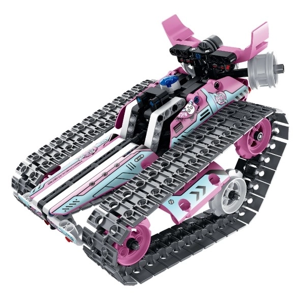 Foldable RC Robot with Lights and Sound – Pink