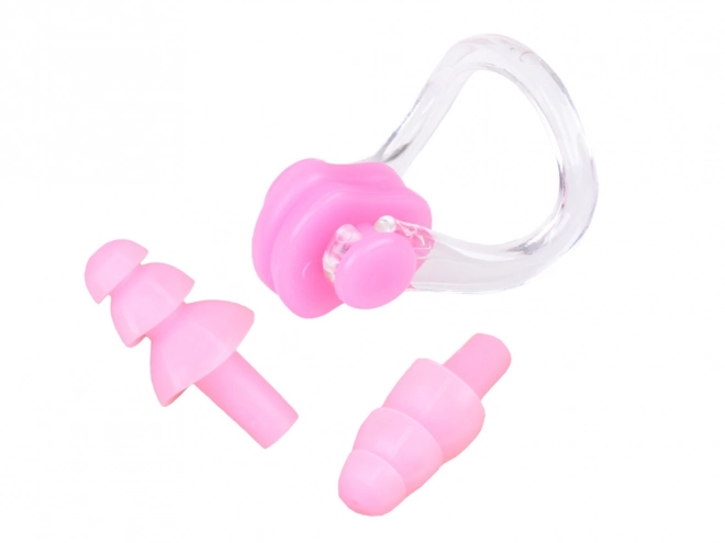 Swimming Goggles Set with Ear and Nose Plugs