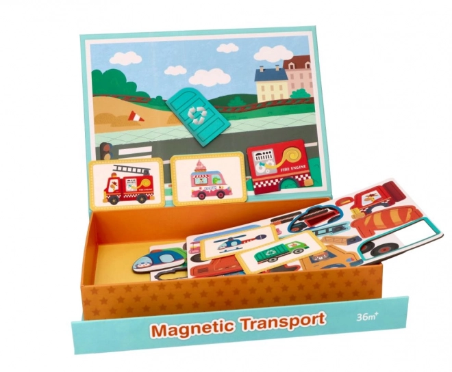 Magnetic Vehicle Puzzle