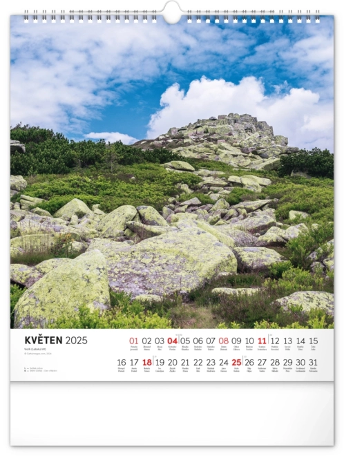 Wall Calendar Krkonoše 2025