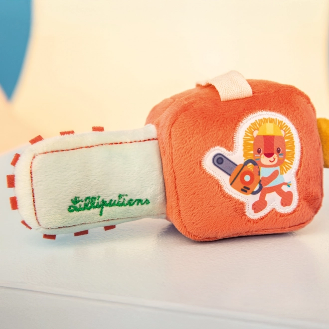 Lilliputiens Rattle Chainsaw Lion Jack