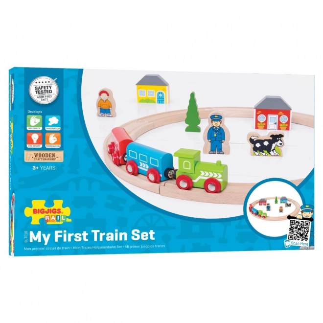 Bigjigs Rail My First Train Set 19-Piece