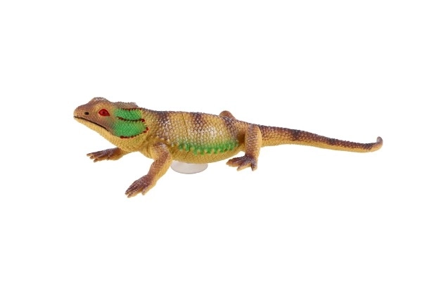 Rubber Lizard with Suction Cup 22cm