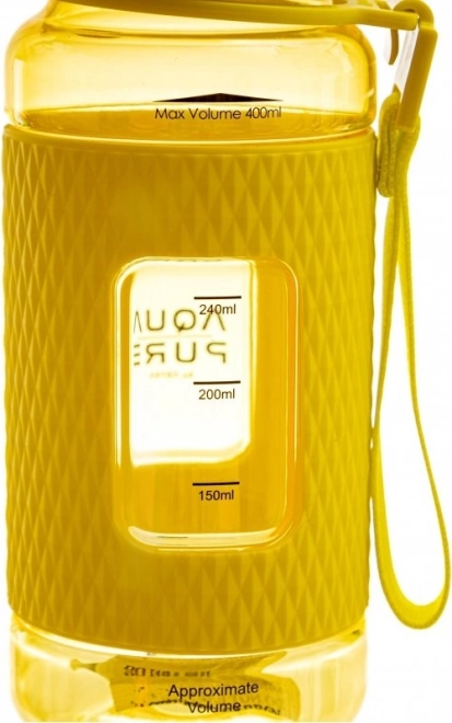 Astra Healthy Water Bottle Aqua Pure 400 ml Yellow