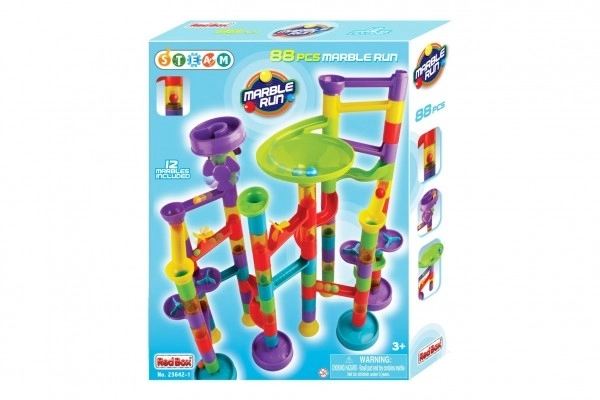 Colorful Marble Run Set