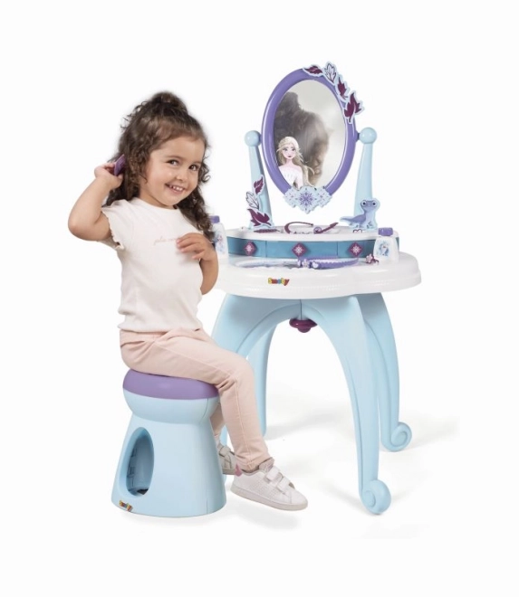 Frozen Vanity Table 2-in-1 with Stool