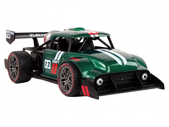 Remote Controlled Green Sport Car with Steam Effect