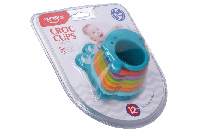 Crocodile Stacking Cups Set