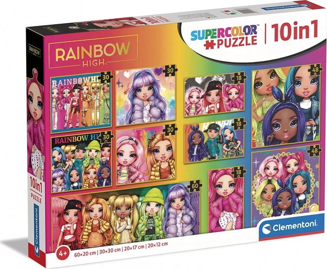 Rainbow High Super Color Puzzle Set