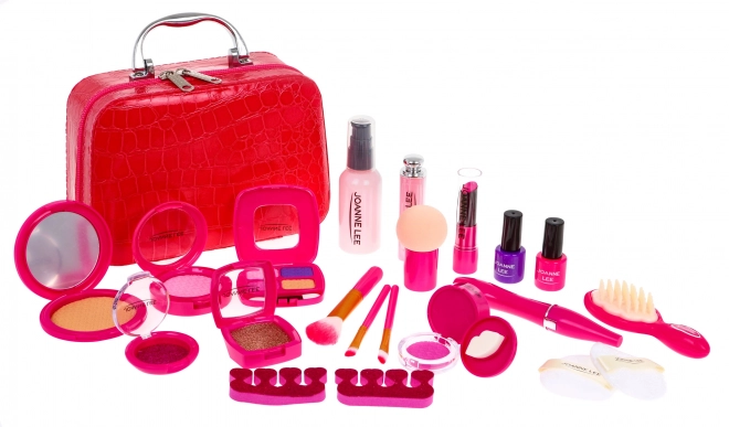 Pretend Play Makeup Set For Girls 3+ Handbag + Toy Cosmetics 23 Pieces