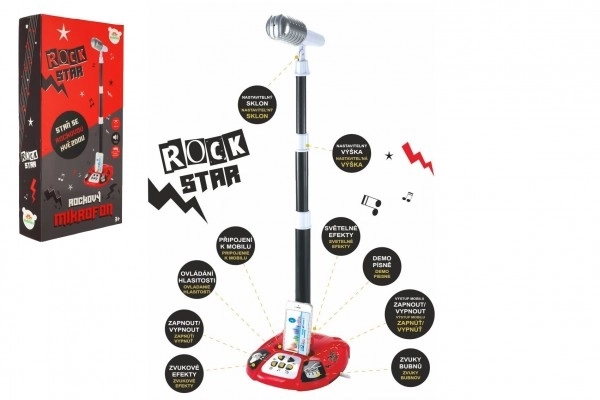 Karaoke Microphone Rock Star with Lights and Sound