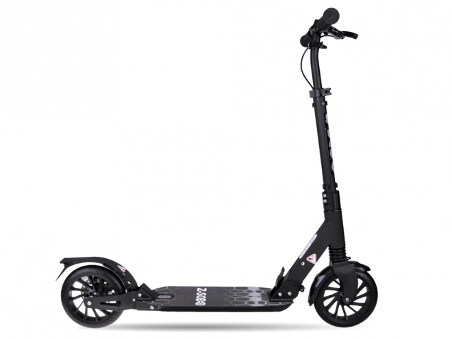 Large Foldable City Scooter with Suspension and Brakes – Black