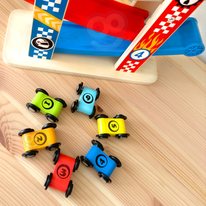 Tooky Toy Barevná skluzavka pro auta