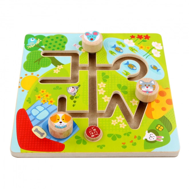 Sunny Valley Wooden Maze by Lucy & Leo