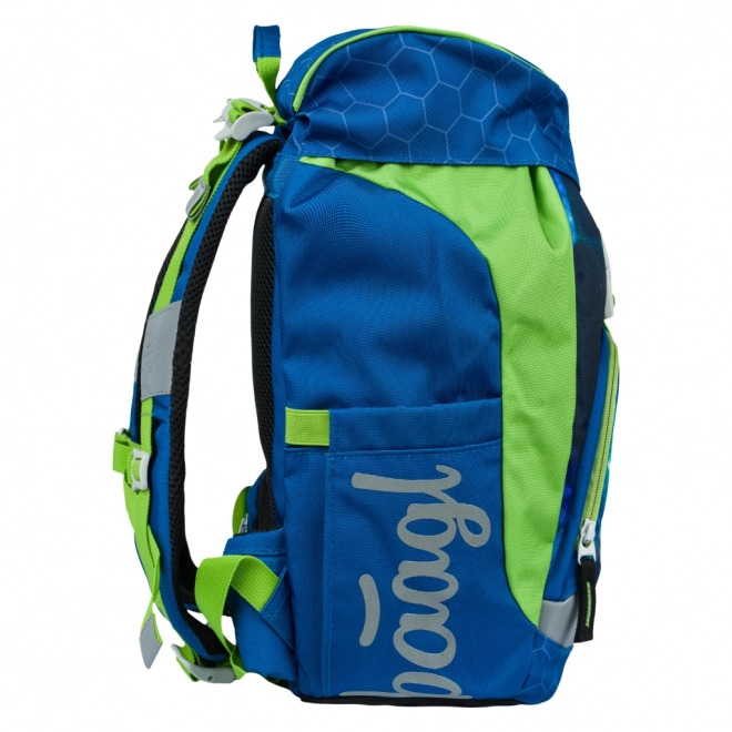 Lightweight School Backpack Airy with Football Design