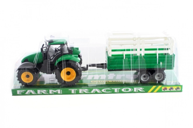 Plastic Tractor with Trailer